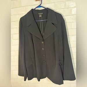 Lane Bryant professional work wear Women's Black Jacket size 24